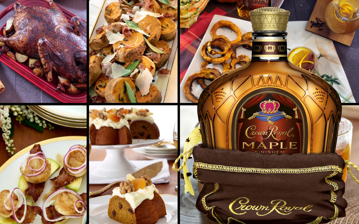 Thanksgiving Recipes from Crown Royal Maple Gunaxin
