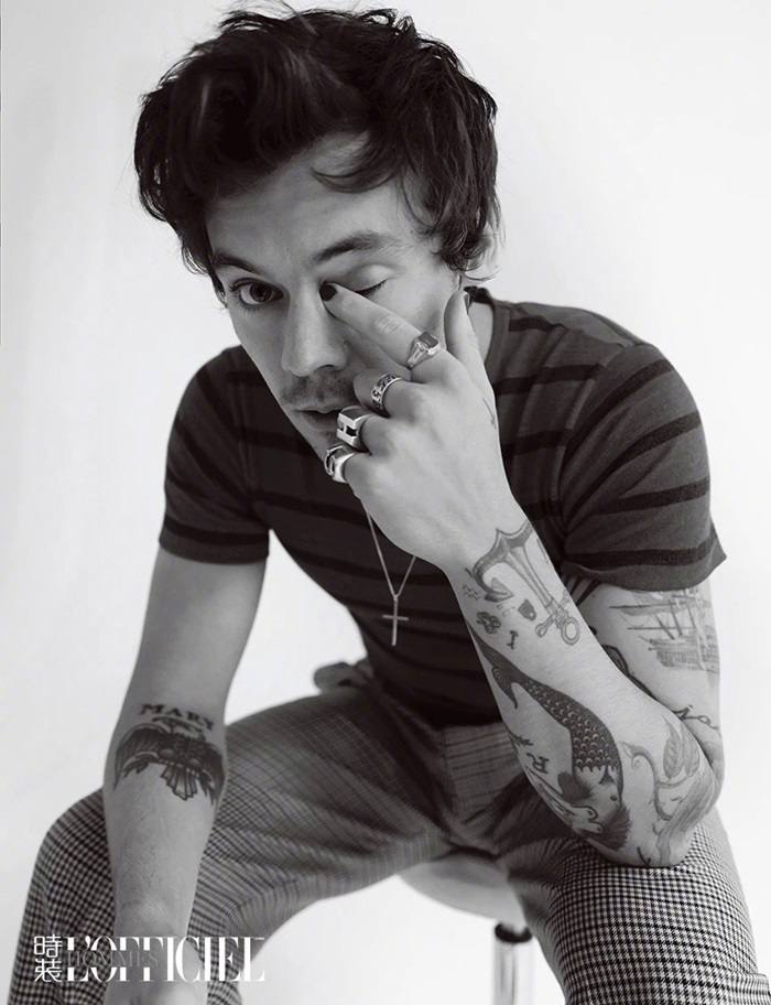 Harry Styles L'Officiel Hommes China December 2019