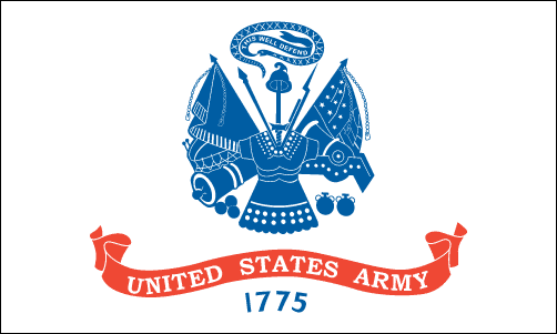 US military flags