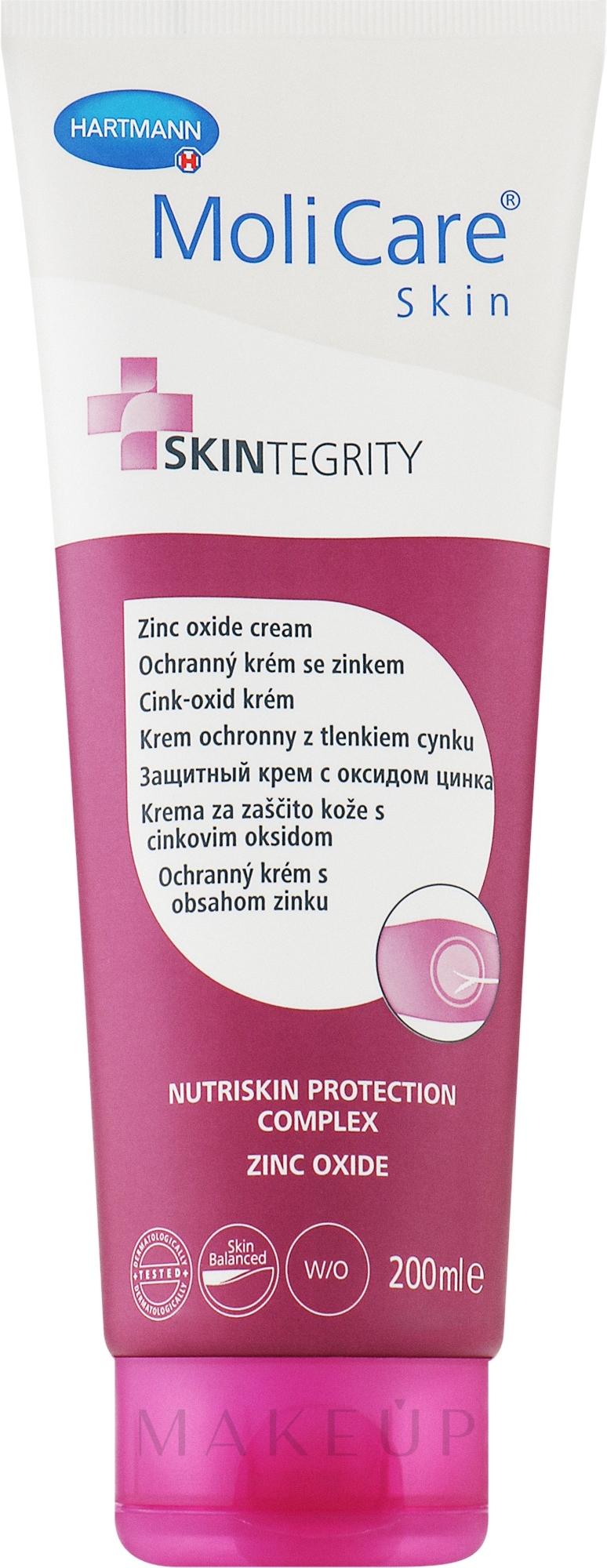 Hartmann MoliCare Skin Zinc Oxide Cream Body Cream MAKEUP