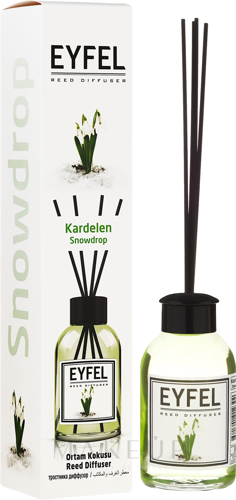 Eyfel Perfume Reed Diffuser Snowdrop Reed Diffuser "Lily of the