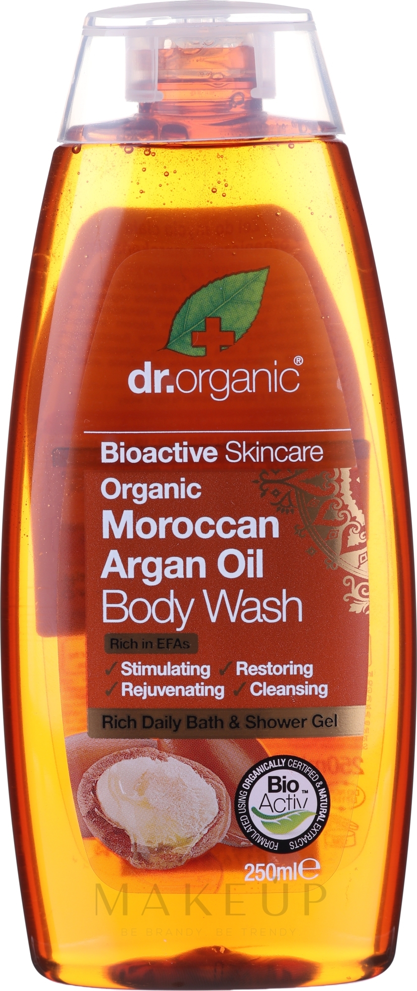 Dr. Organic Moroccan Argan Oil Body Wash Organic Body Wash with Argan Oil MAKEUP
