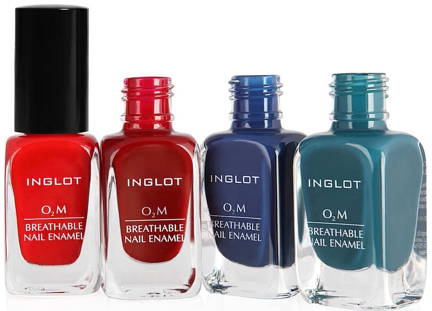 Inglot O2M Breathable Nail Enamel Breathable Glossy Nail Polish MAKEUP