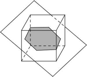 Describe The Cross Section. A. Pentagon B. Trapezoid C. Hexagon D. Cube - Brainly.com
