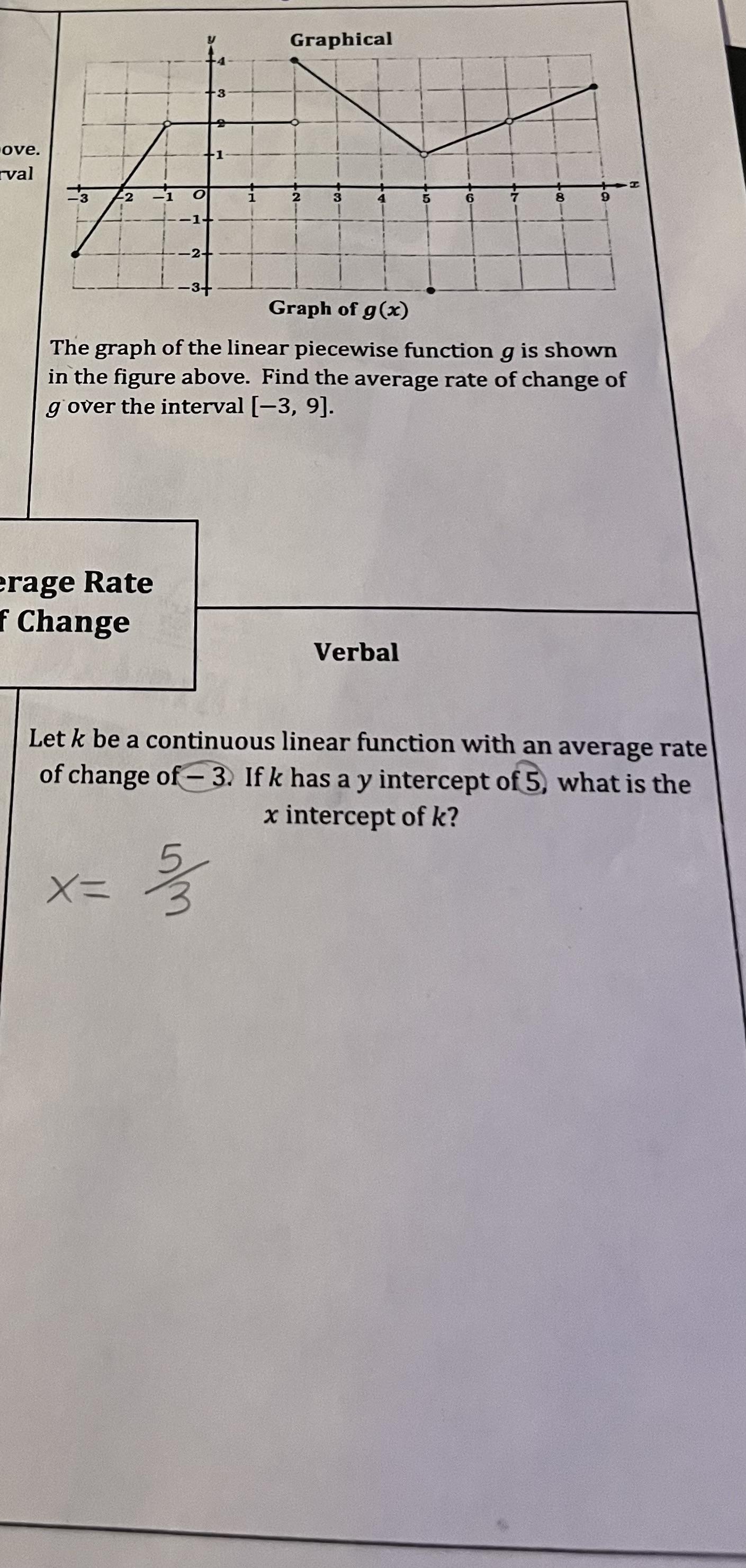Average rate of change - brainly.com