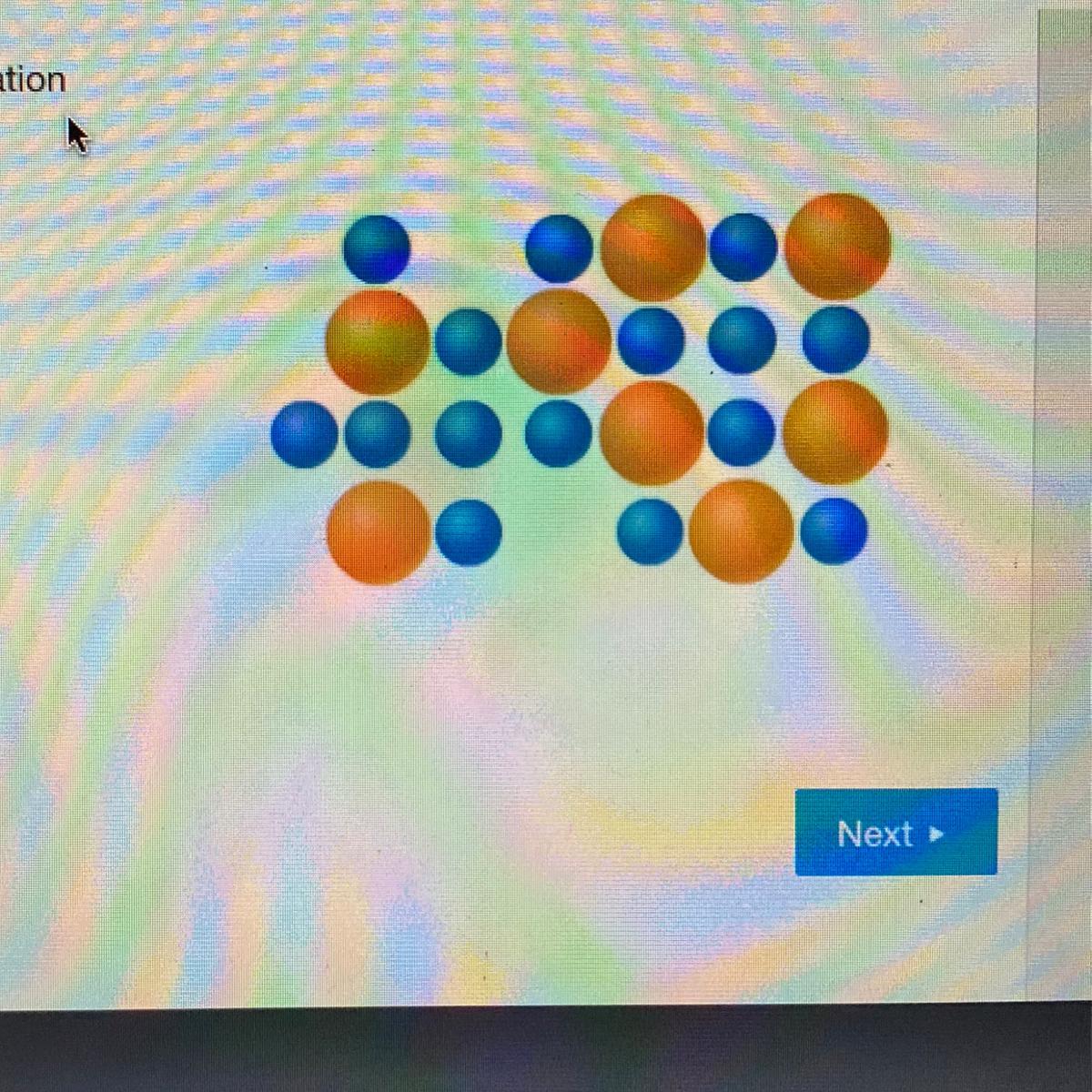 Which type of mixture could this illustration represent? a