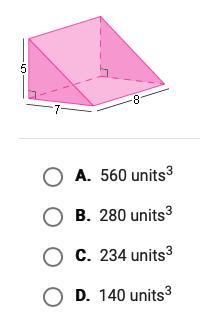 What Is The Volume Of The Prism Below? - Brainly.com
