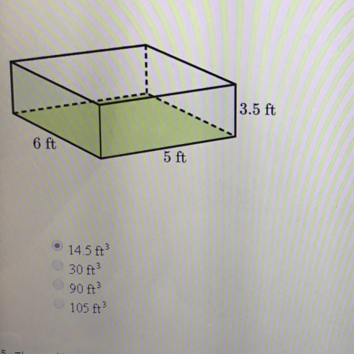 The dimensions of a wading pool shaped like a rectangular