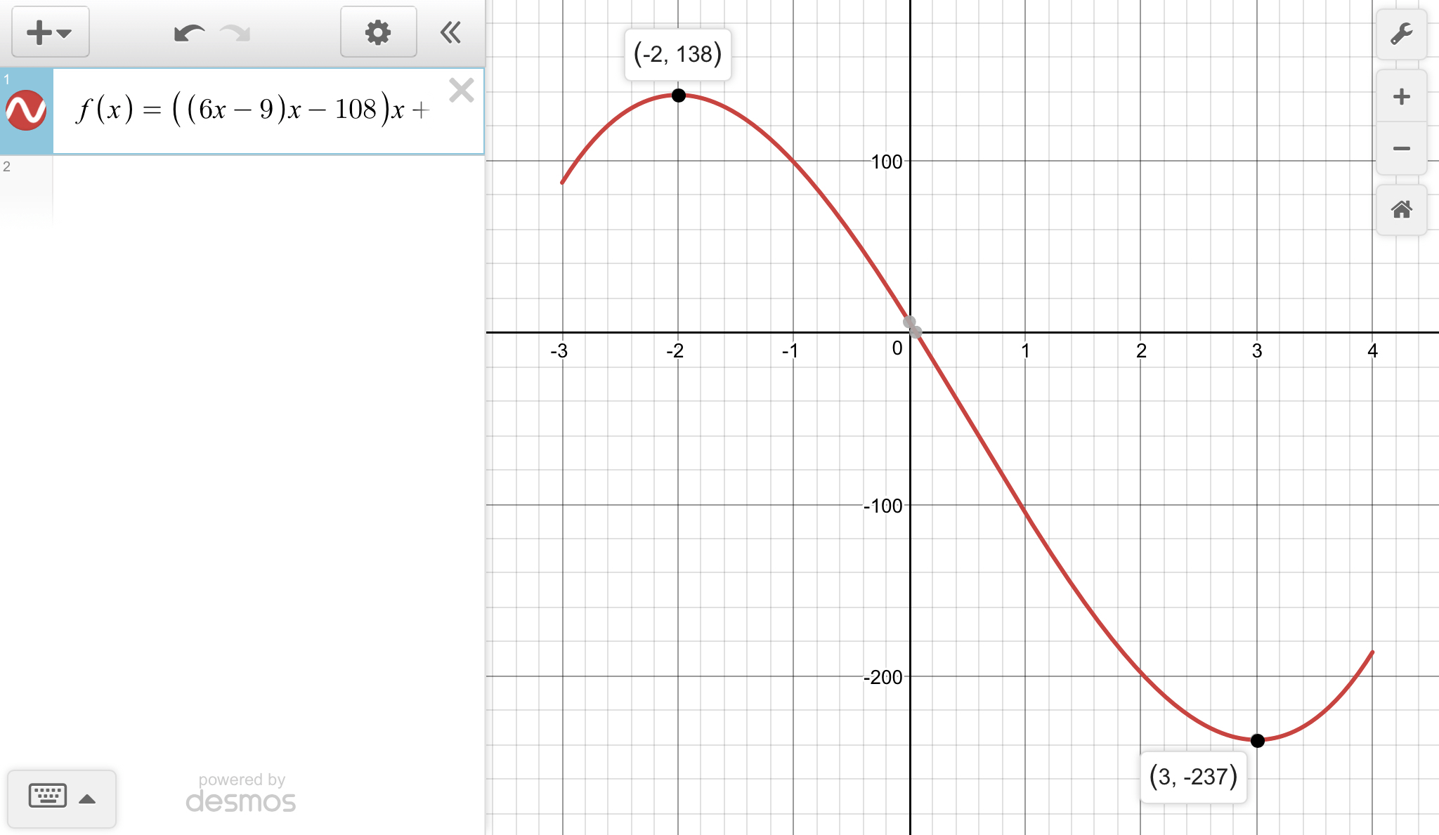 Find the absolute maximum and absolute minimum values of f on the given