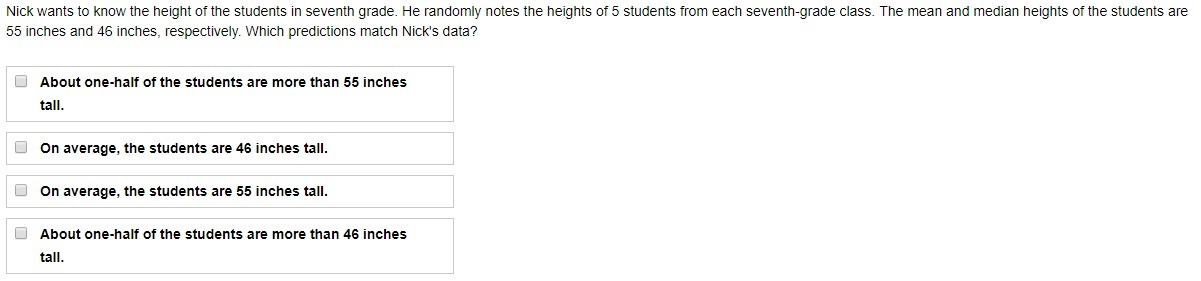 30 POINTS FOR THIS QUESTIONNick wants to know the height of the