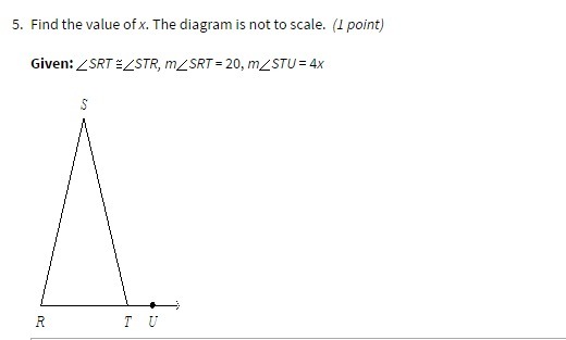 Find The Value Of X. The Diagram Is Not To Scale - Home Work Help - Learn Cbse Forum
