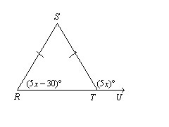 Find The Value Of X. The Diagram Is Not To Scale. X=21 X=60 None Of These X=15 - Brainly.com