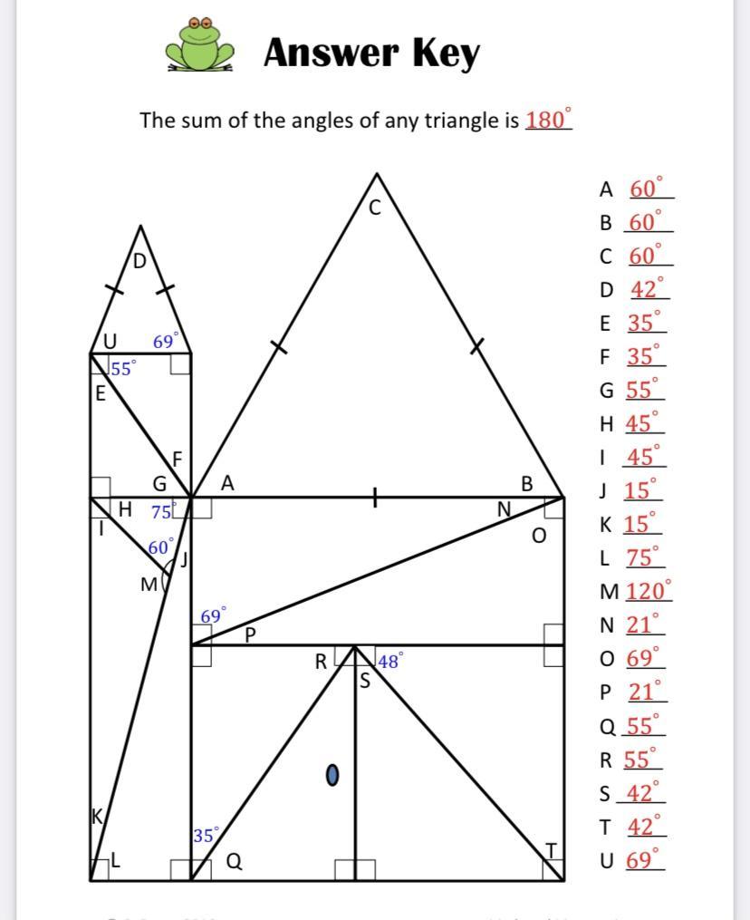 Missing Angles in Triangles Worksheet I need help with everything on this sheet (AU) please and