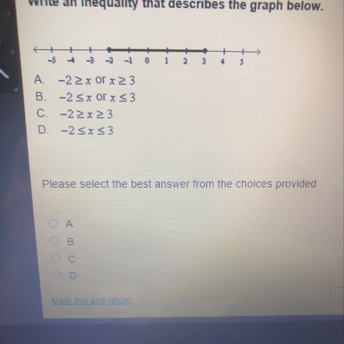 Write An Inequality For The Graph sharedoc
