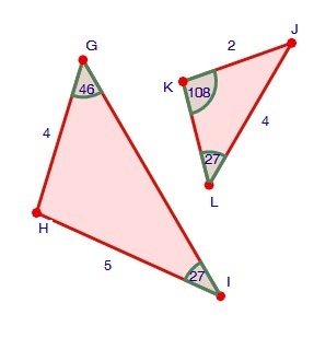 Are The Two Triangles Below Similar? A) Yes; They Have Congruent Corresponding Angles B) No; They Do - Brainly.com