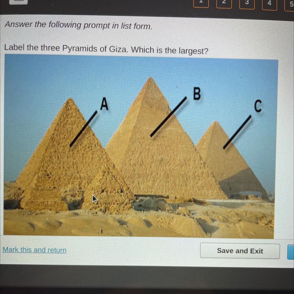 Pyramid And Labeled