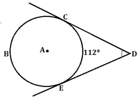 📈Lines Cd And De Are Tangent To Circle A Shown Below: Lines Cd And De Are Tangent To Circle A - Brainly.com