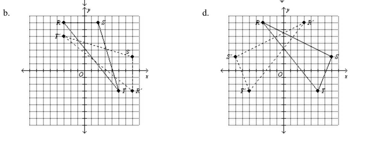 Use matrices to determine the coordinates of the vertices of the