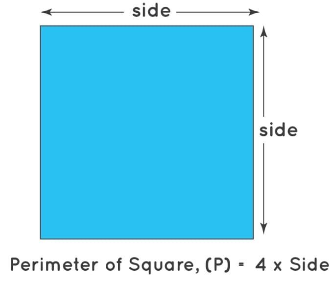 What is the perimeter of a 4x4 square?