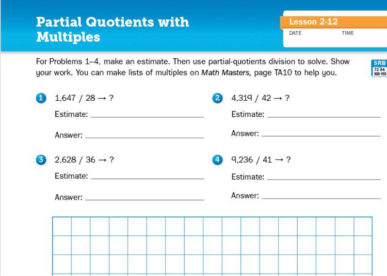 Grade 5 Practice with Math Games