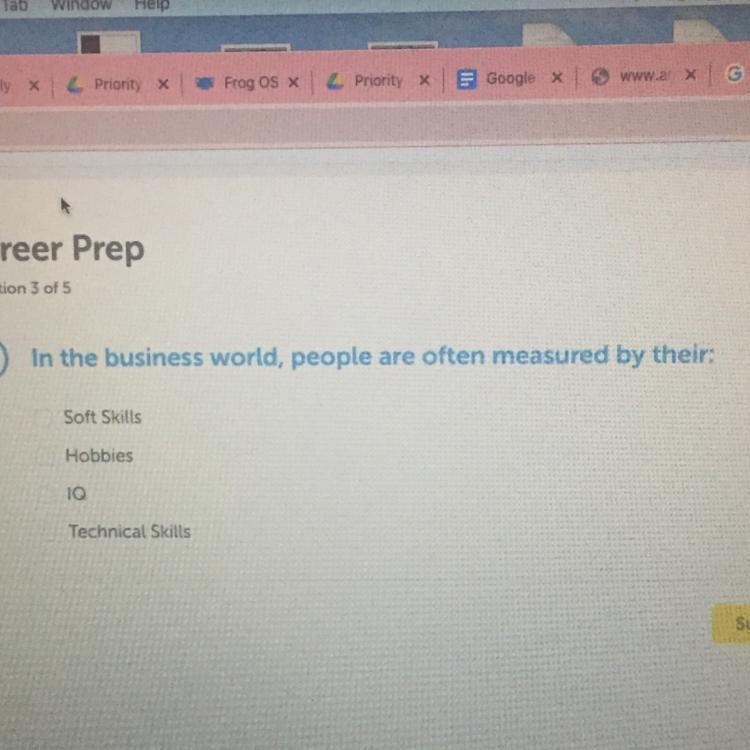 In the Business world people are often measured by their