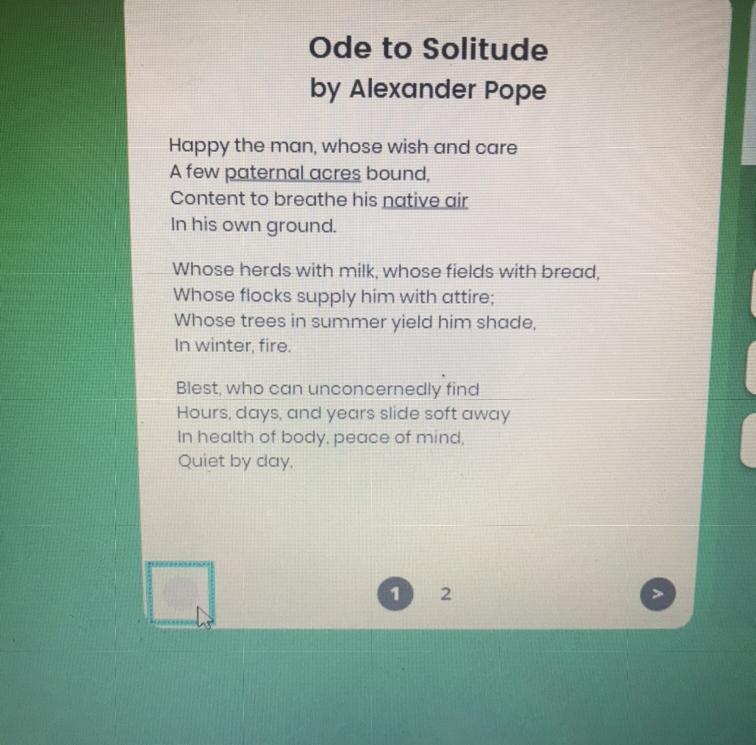 Which sentence BEST describes the impact of the rhyme scheme used in