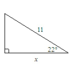 Find The Value Of X. Round To The Nearest Tenth. The Diagram Is Not Drawn To Scale. - Brainly.com