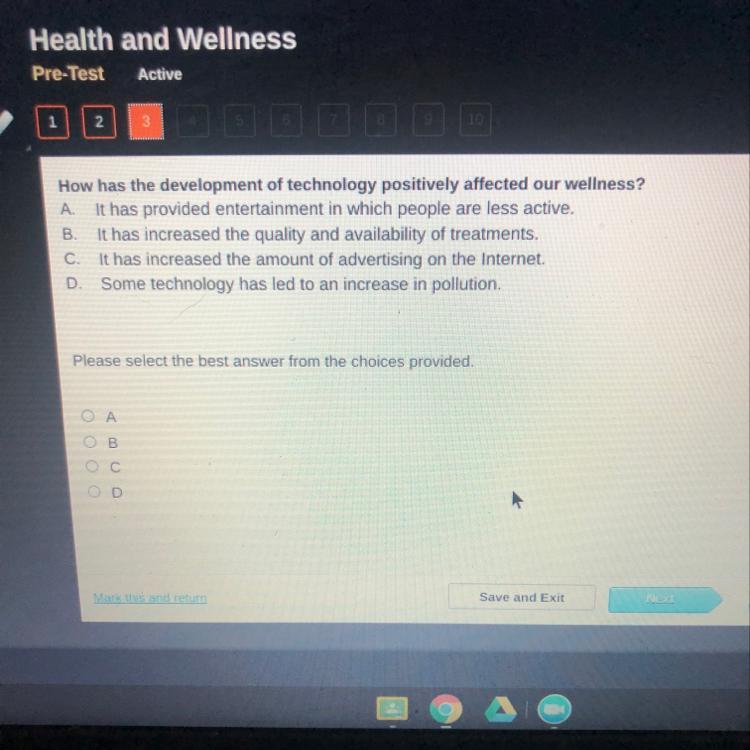 How has the development of technology positively affected our wellness