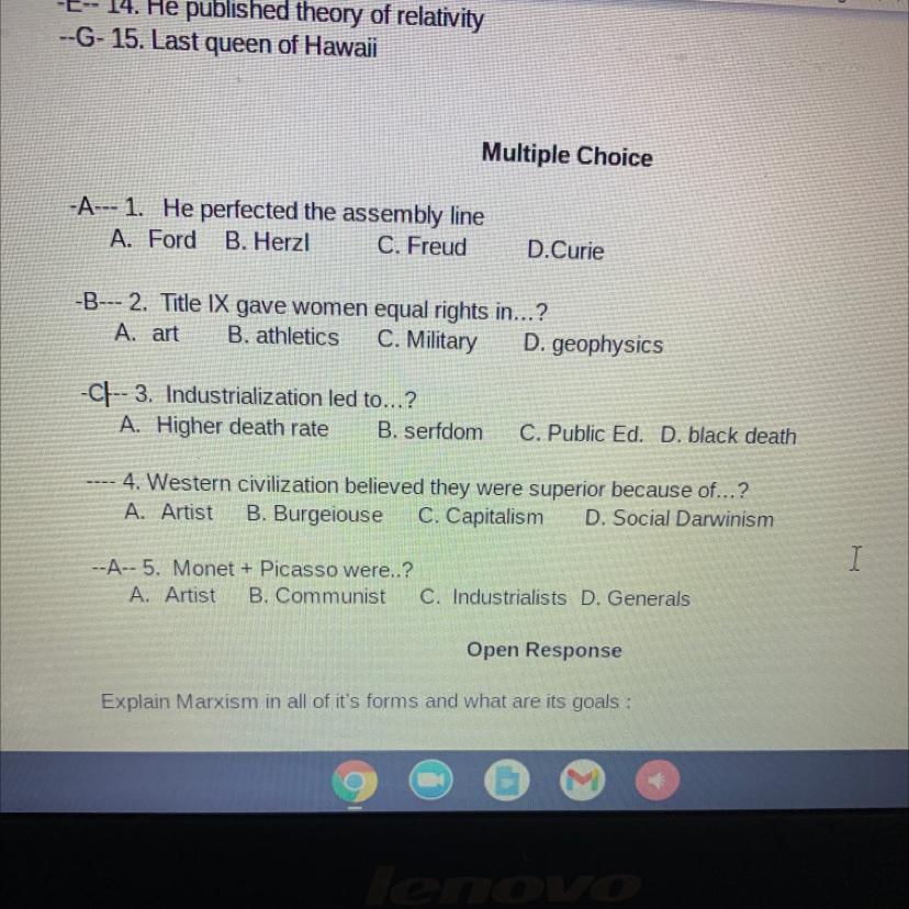 What’s question 4 and is all these rights