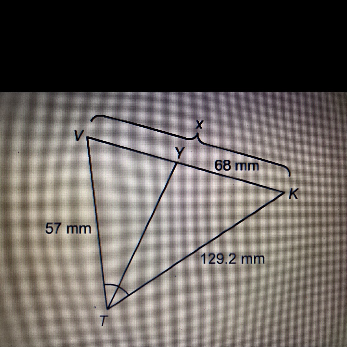 What is the value of x? Enter your answer in the box. ___MM