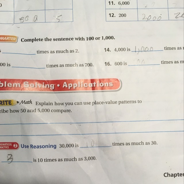 30000 Is Times As Much As 30 - Brainly.com