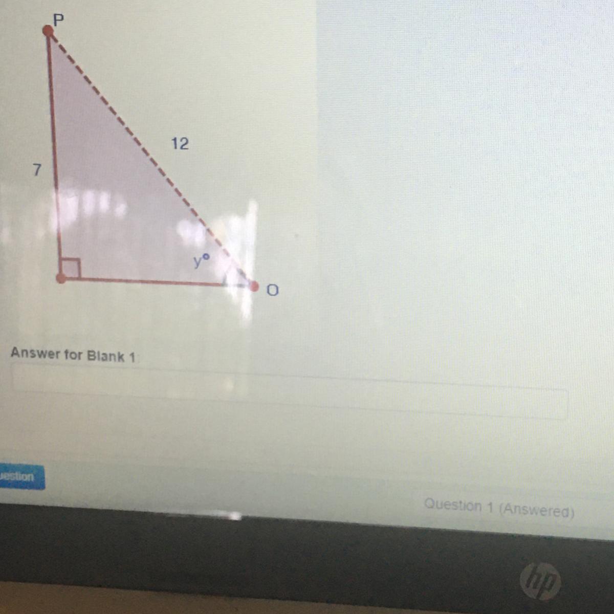 Find the measure of angle y. Round your answer to the nearest hundredth