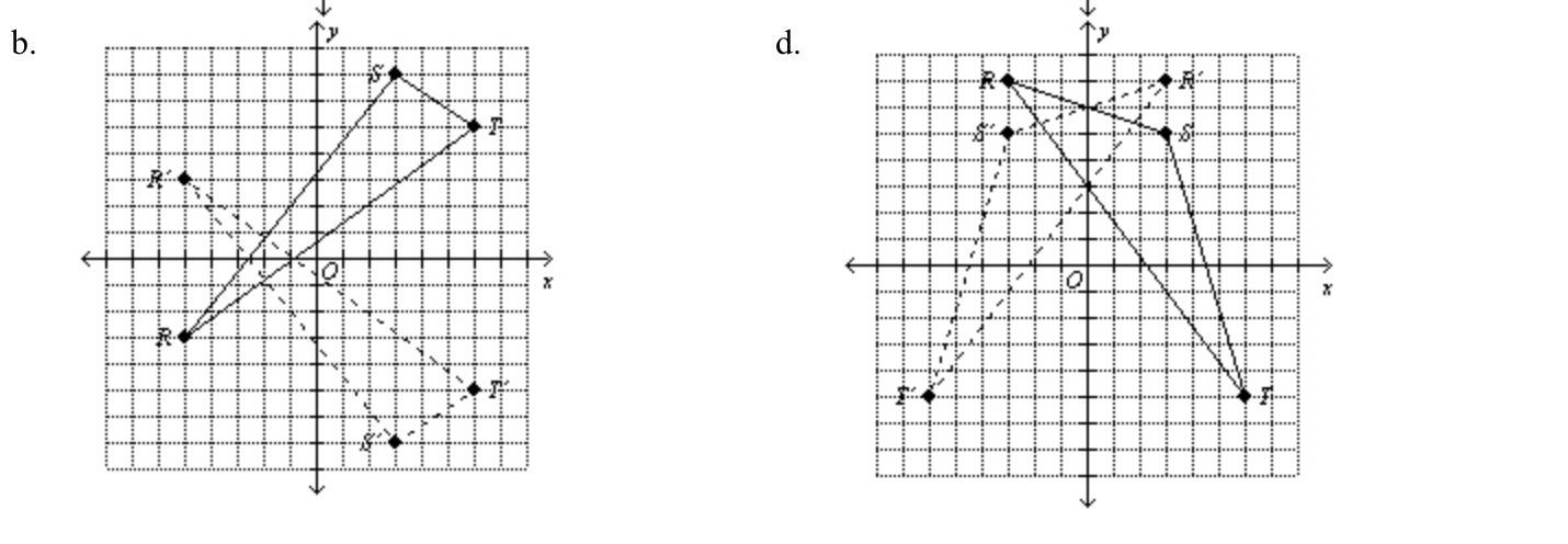 Use matrices to determine the coordinates of the vertices of the