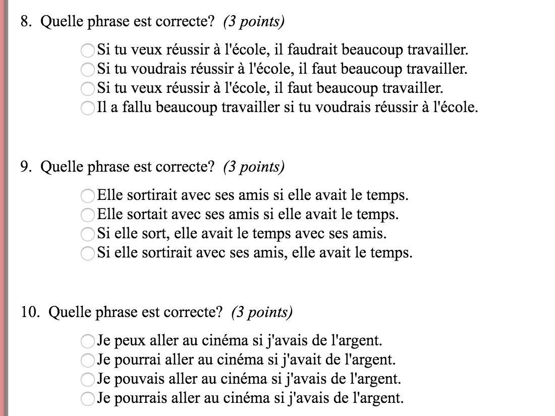 Je Pourrai Ou Je Pourrais Imparfait Futur Ou