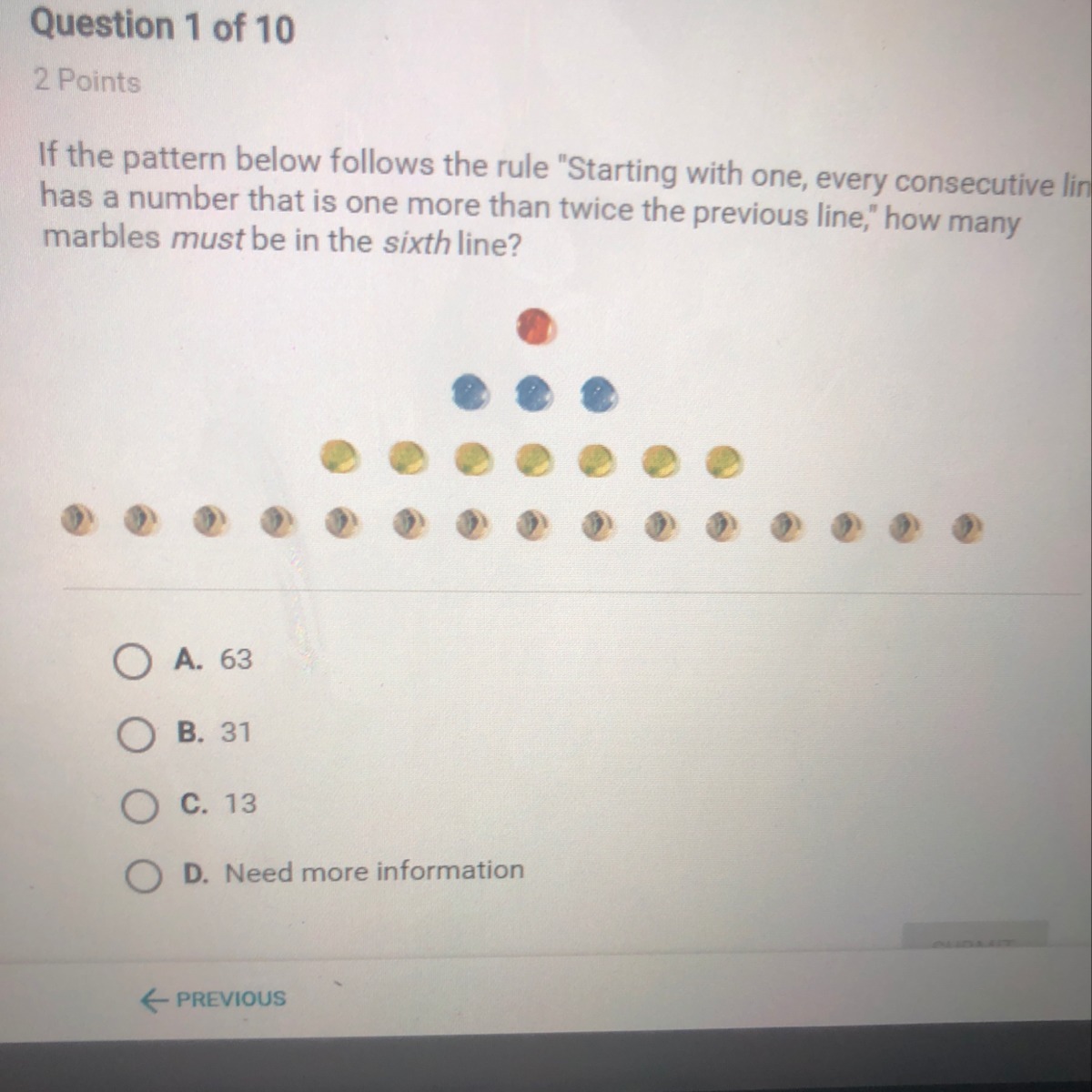 Quiz The Marble Champ ProProfs Quiz
