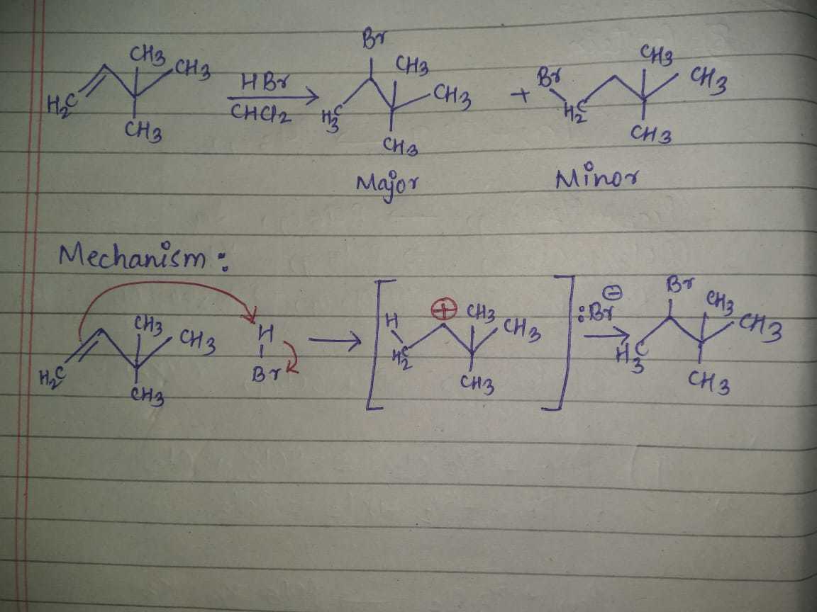 Draw the product formed when the compound shown below undergoes a