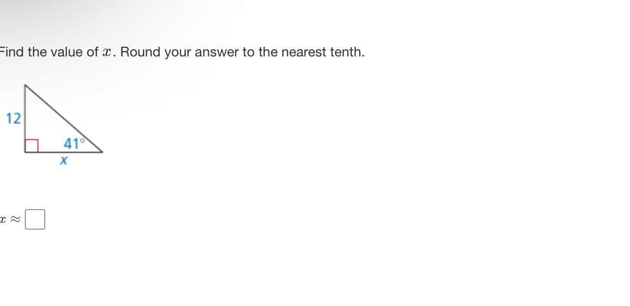 Find the value of X. With Tangent