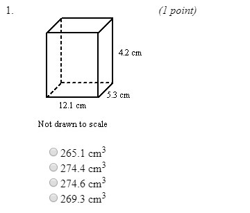 For The Following Question Find The Volume Of The Given Prism Round To The Nearest Tenth If - Brainly.com