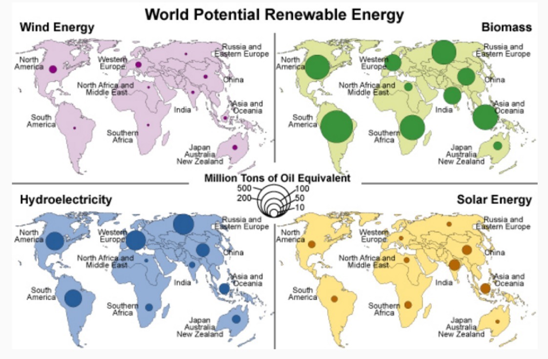 Renewable Energy World Map