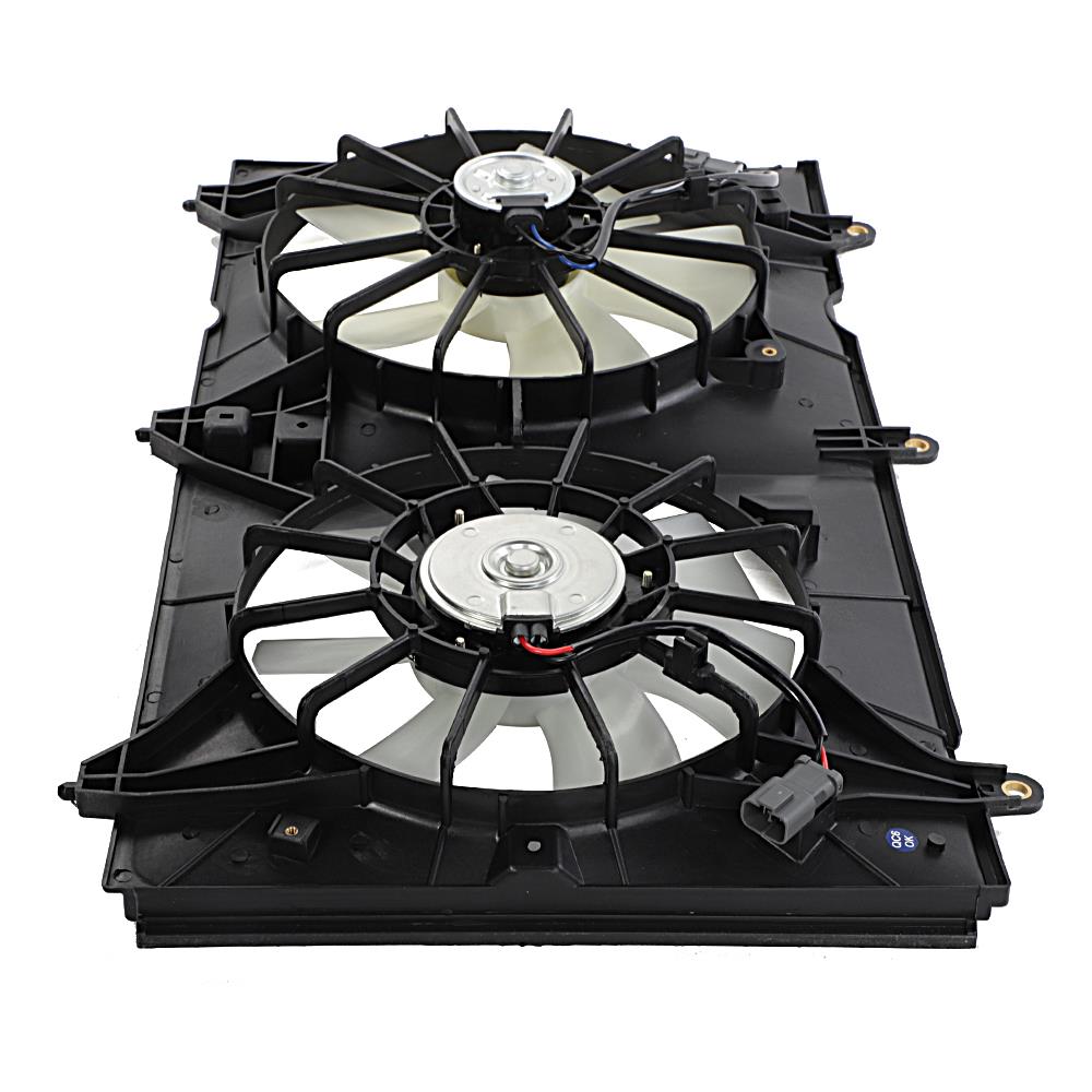 Dual Radiator Cooling Fan for 2003 2004 2005 2006 2007 Honda Accord