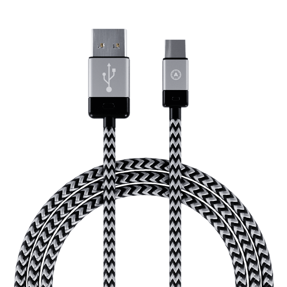 Grey Alu AiM USB C Cable Aimcontrollers