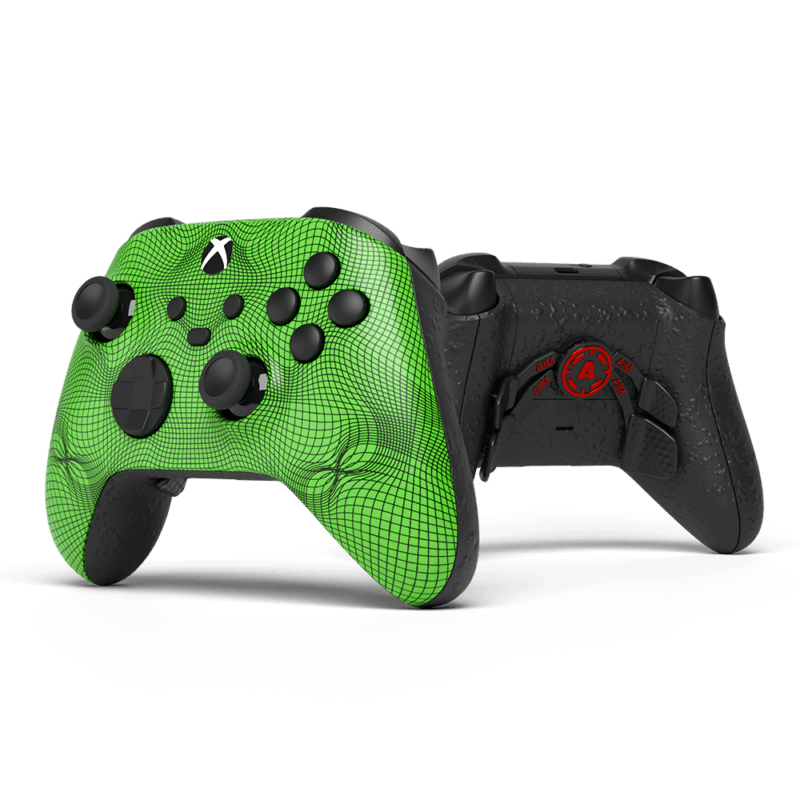 Aim Grid Green Xbox Series X Controller Aimcontrollers