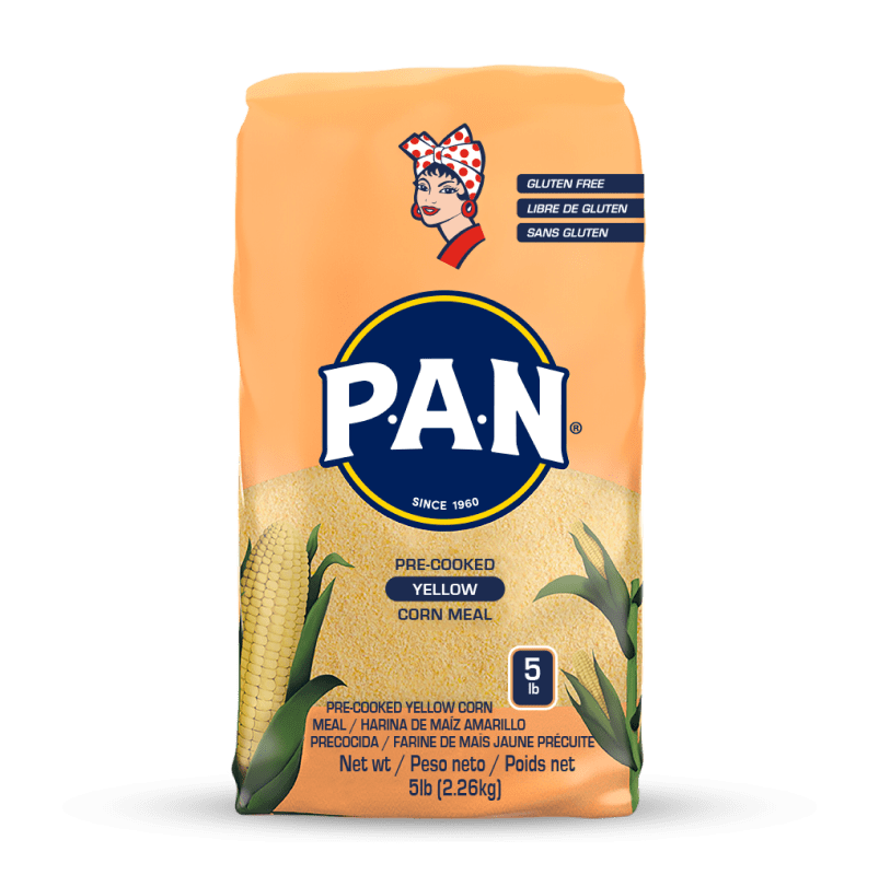 P.A.N. PRECOOKED YELLOW CORN MEAL 5LB (GLUTEN FREE) P.A.N. USA