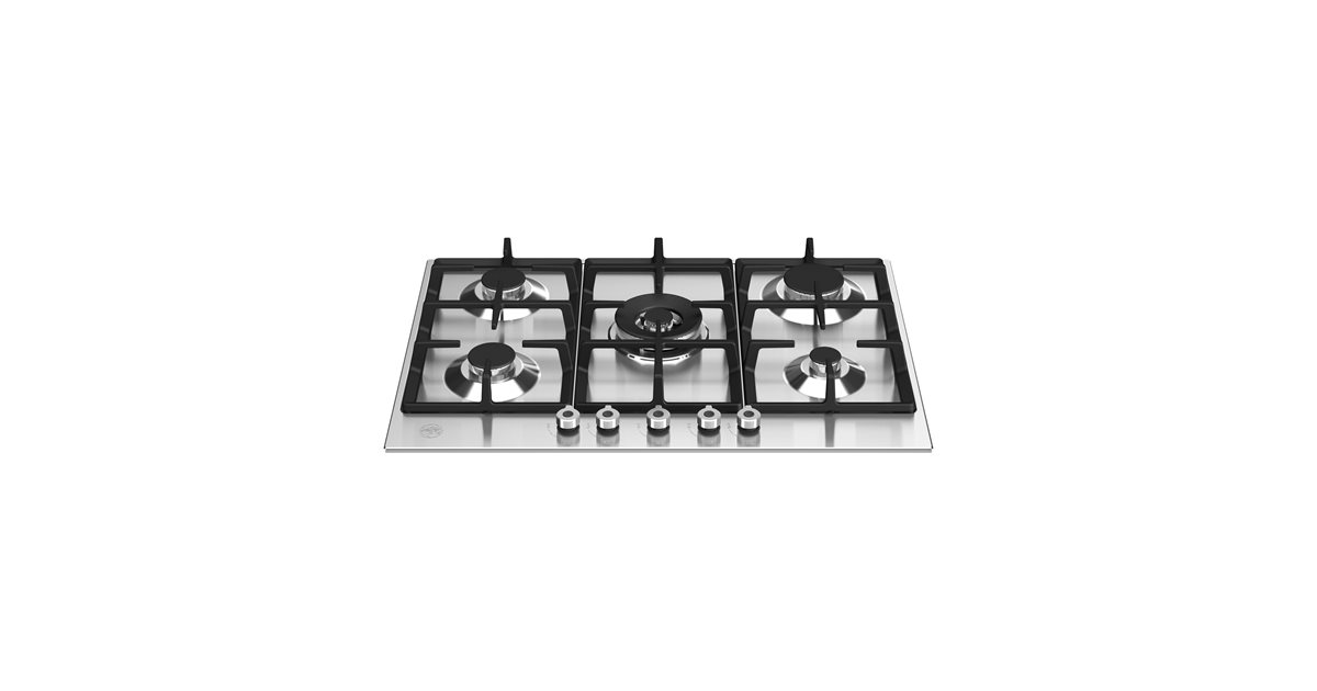 30 Front Control Gas Cooktop 5 burners Bertazzoni
