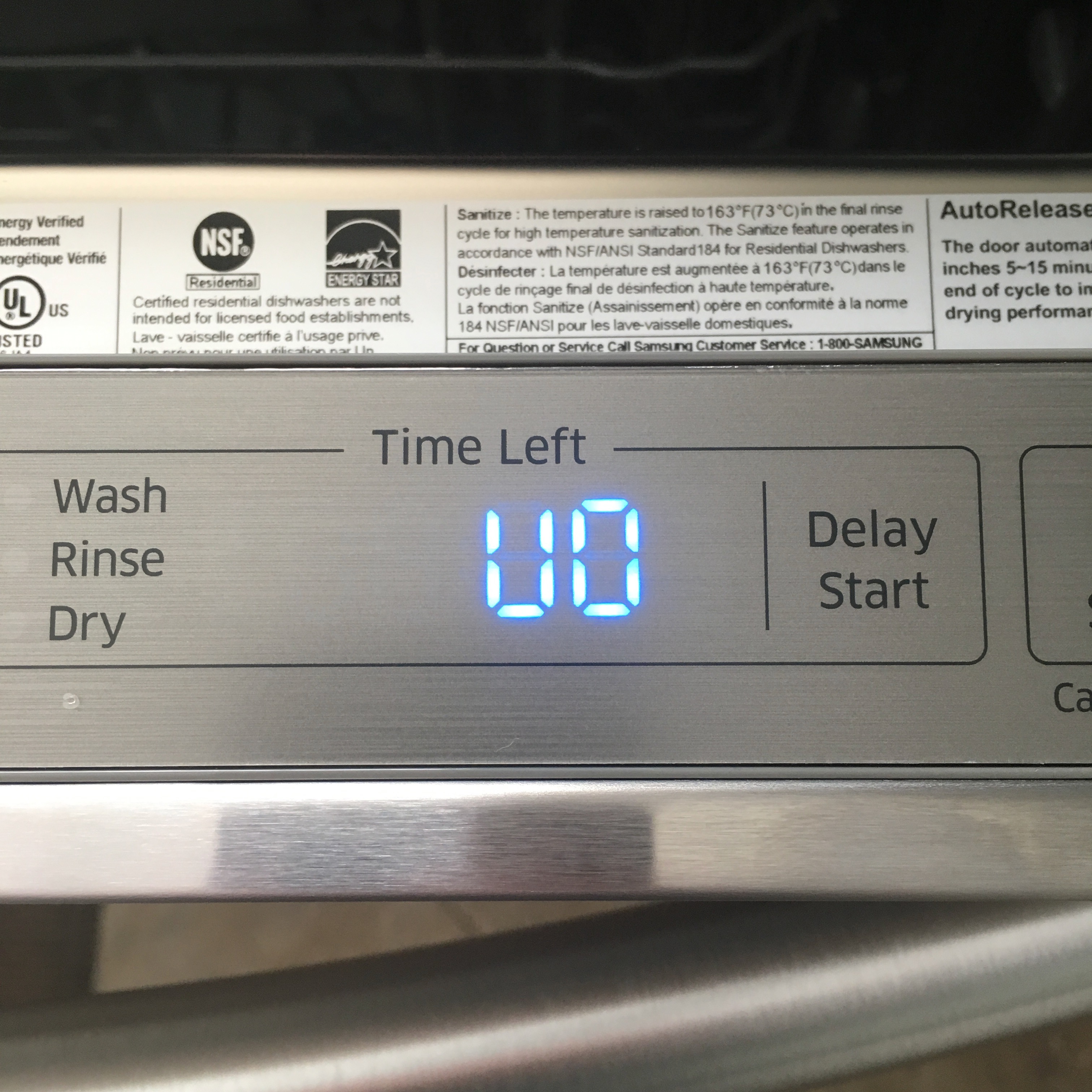 Solved Samsung Dishwasher Programming Code J0/J1 Samsung Community 780139