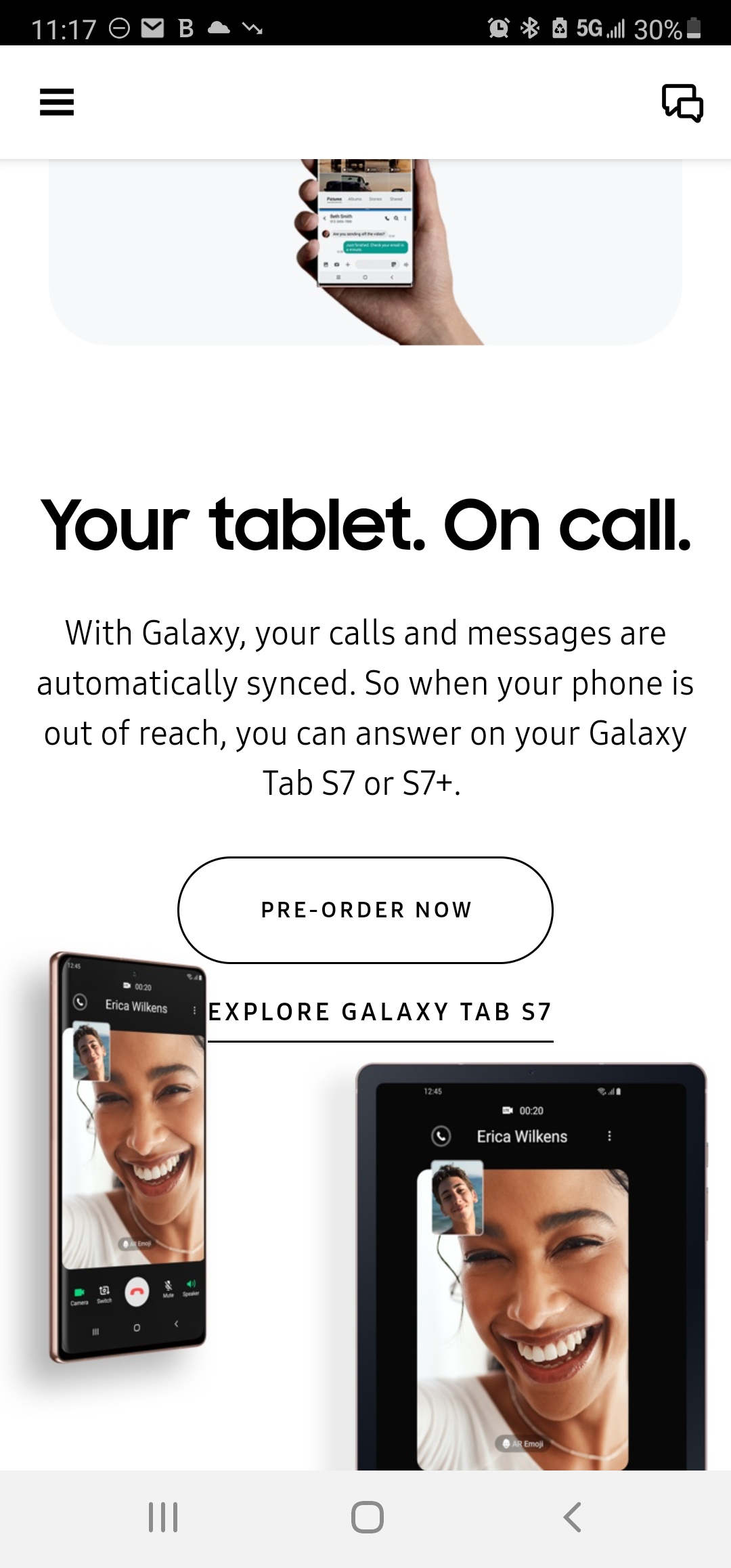 Solved Tab S7 plus 5g call & text from other devices Page 2