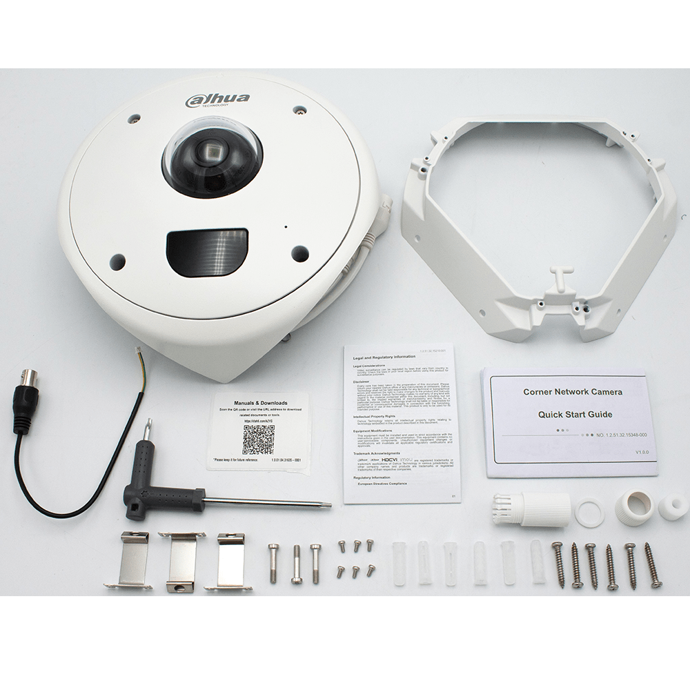 4MP Starlight Network Corner Camera with Analytics+ Dahua Technology