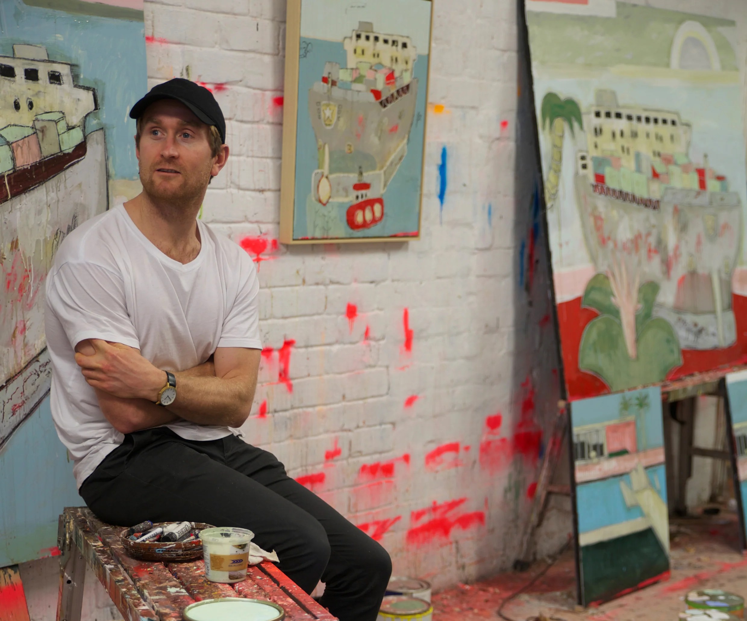 Rob Tucker, Devonport NZ IN BED USA