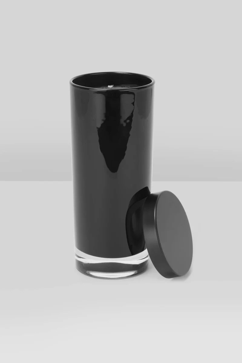 Savasana Tall Glass Candle Killstar