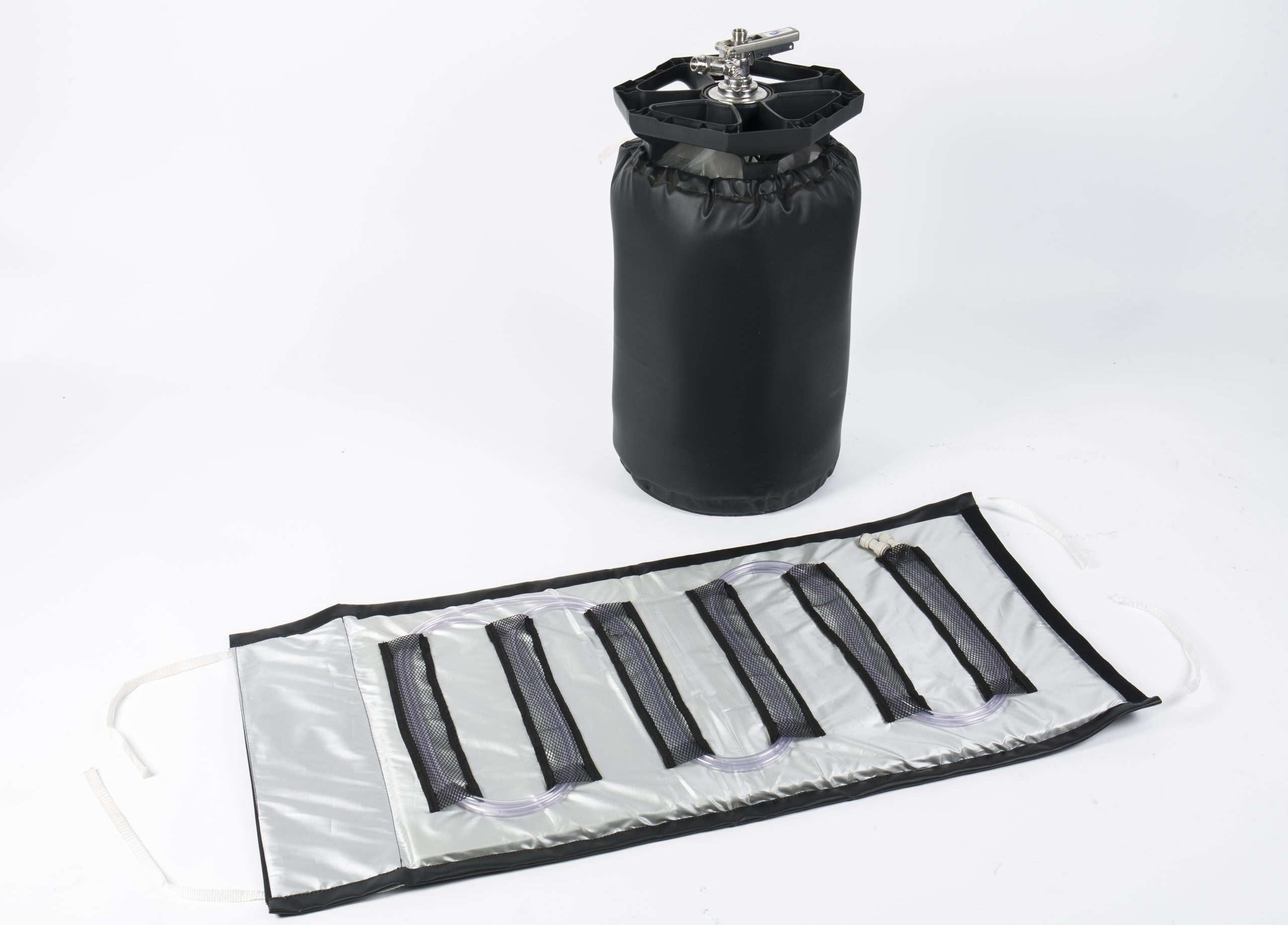 20 Liter Key Keg Cooler Jacket with Cooling Recirculation Pipe
